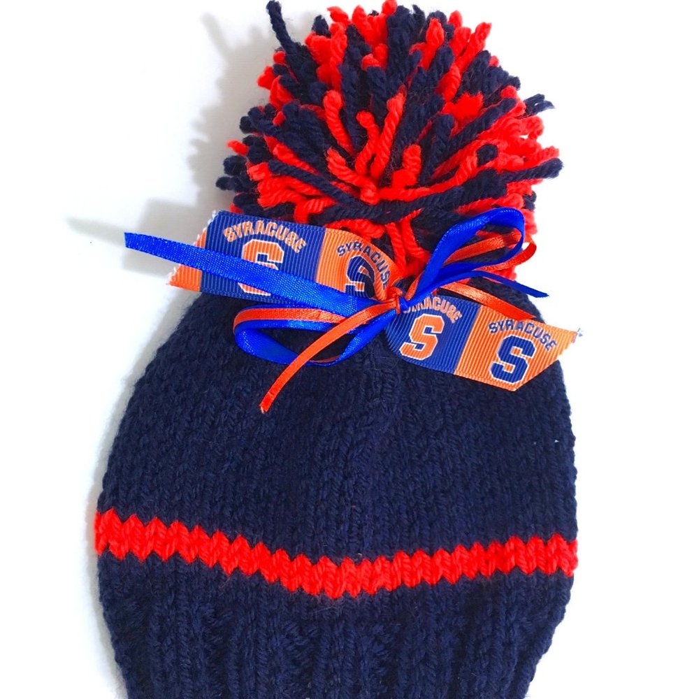 Syracuse University ORANGE Handmade Baby Hat *NEW*
